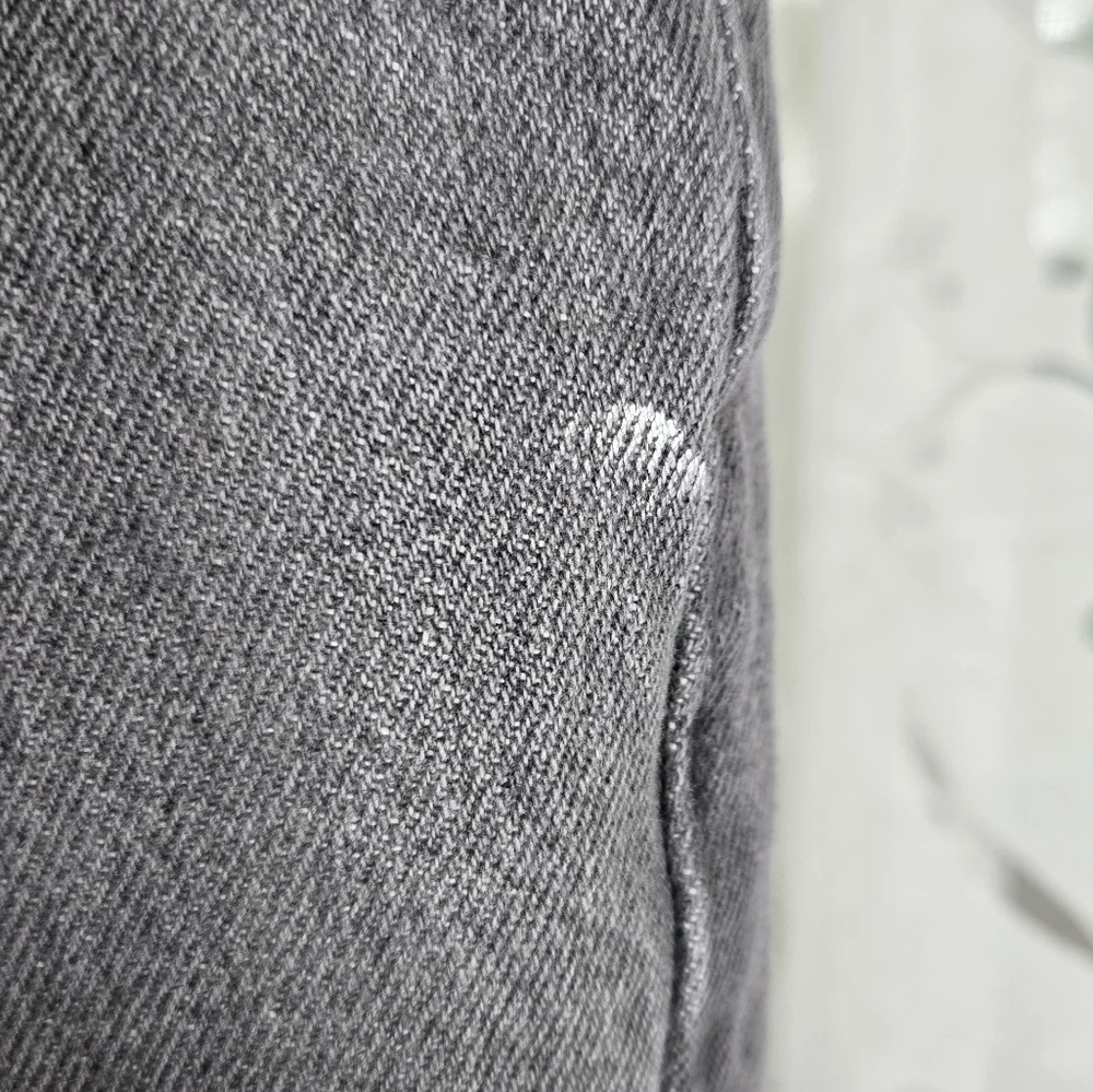 Cat &‎ Jack Boys Gray Relaxed Straight Leg Jeans Size 5 Adjustable Waist